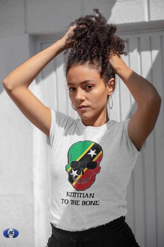 Kittitian to the Bone T-Shirt, St. Kitts and Nevis T-shirt