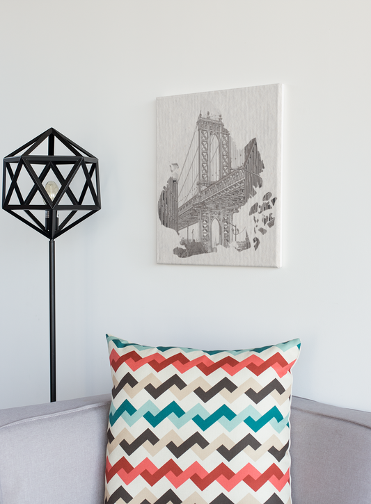 Printable Brooklyn Bridge New York Wall Art, Instant Digital Download