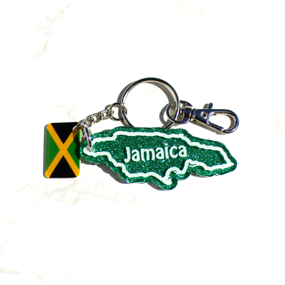 Jamaica Yardie Acrylic Keychain Design 2