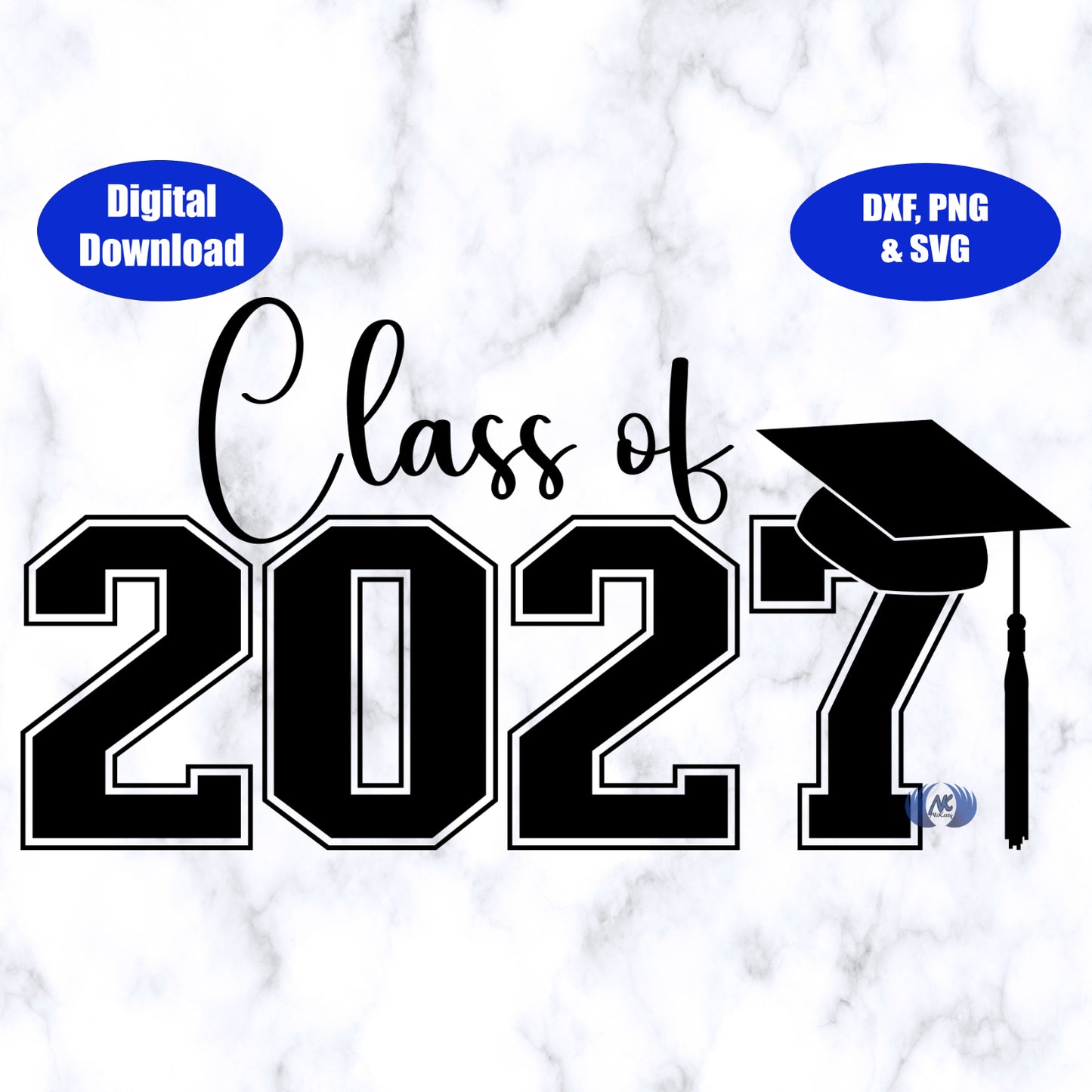 Class of 2027 Design 2 SVG, PNG, and DXF Digital Download