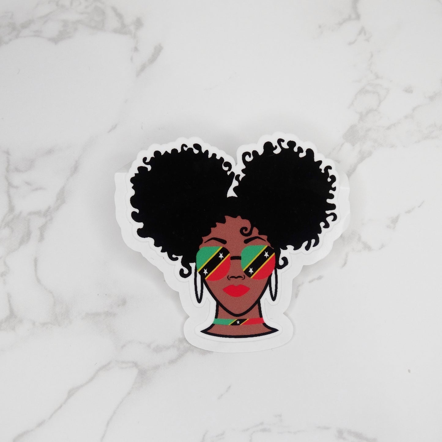 St. Kitts  & Nevis Queen Sticker