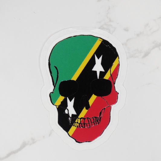 Kittitian to the Bone Sticker