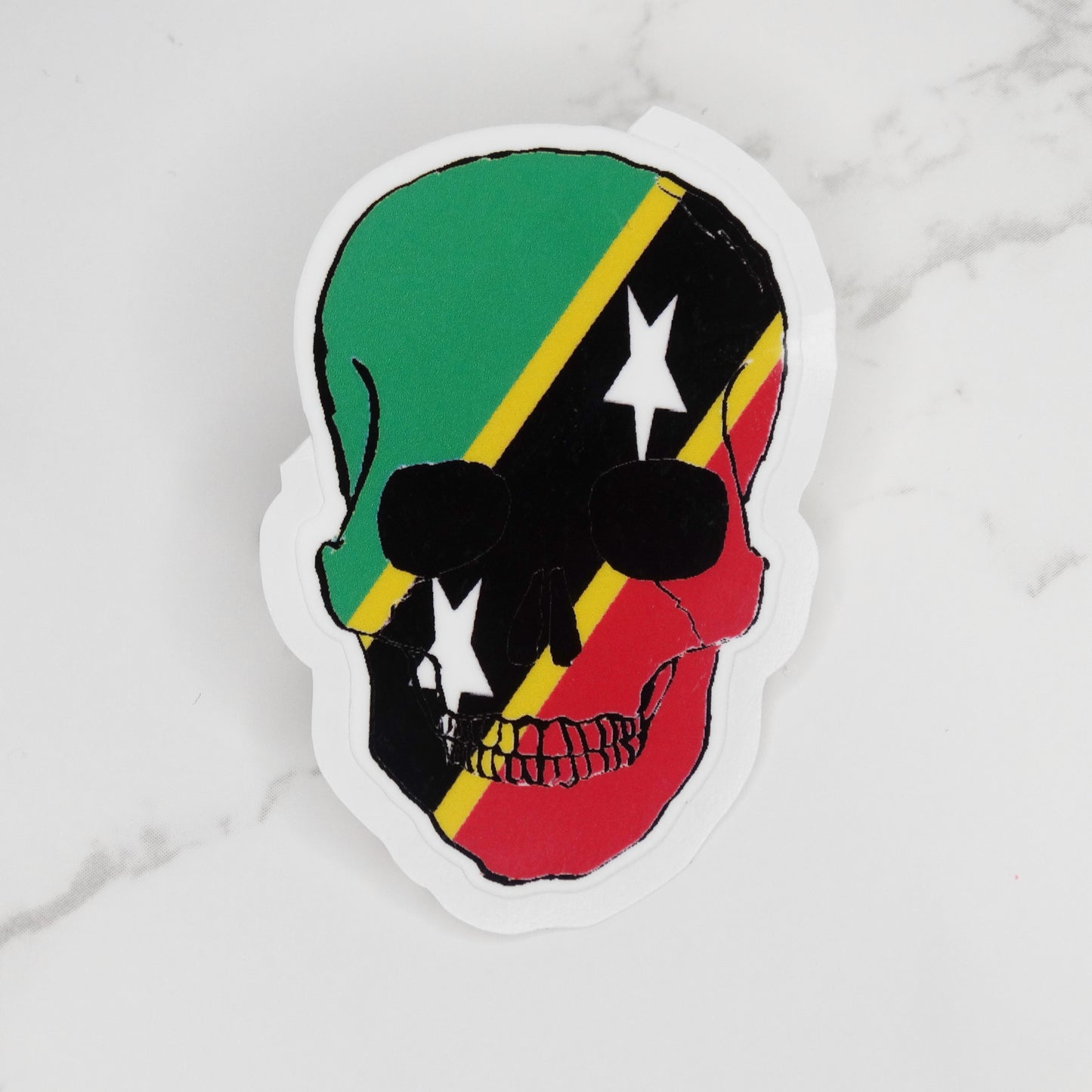 Kittitian to the Bone Sticker