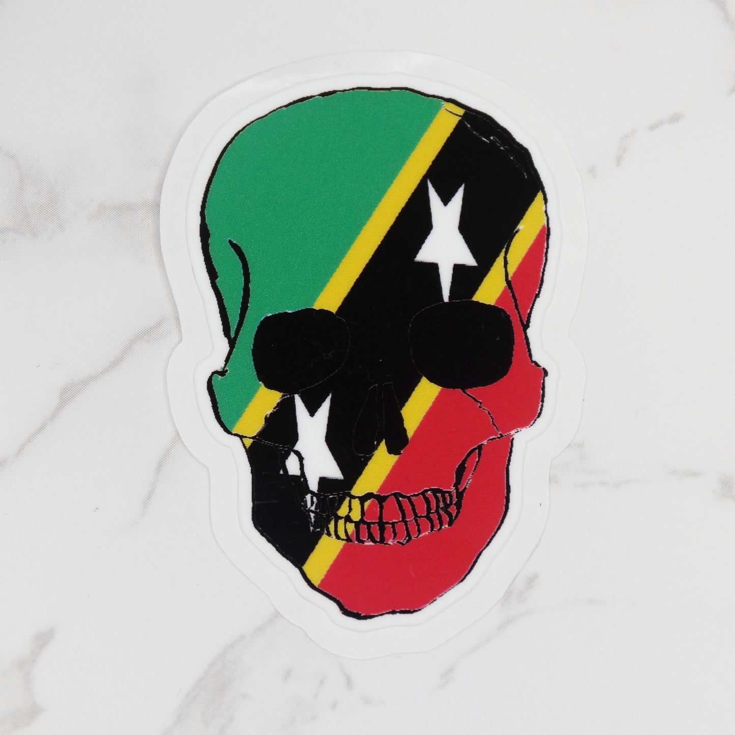 Kittitian to the Bone Sticker