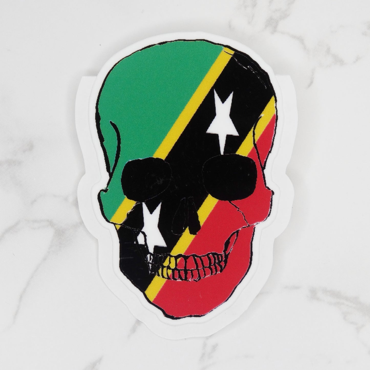 Kittitian to the Bone Sticker