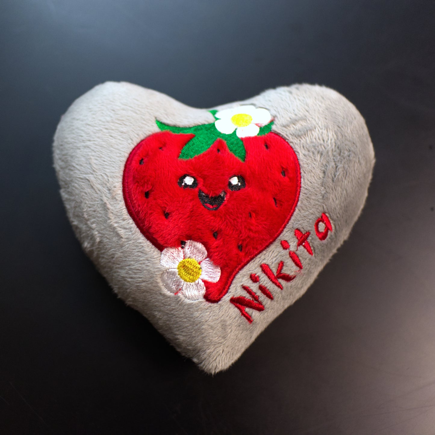Personalize Strawberry Mini Pillow