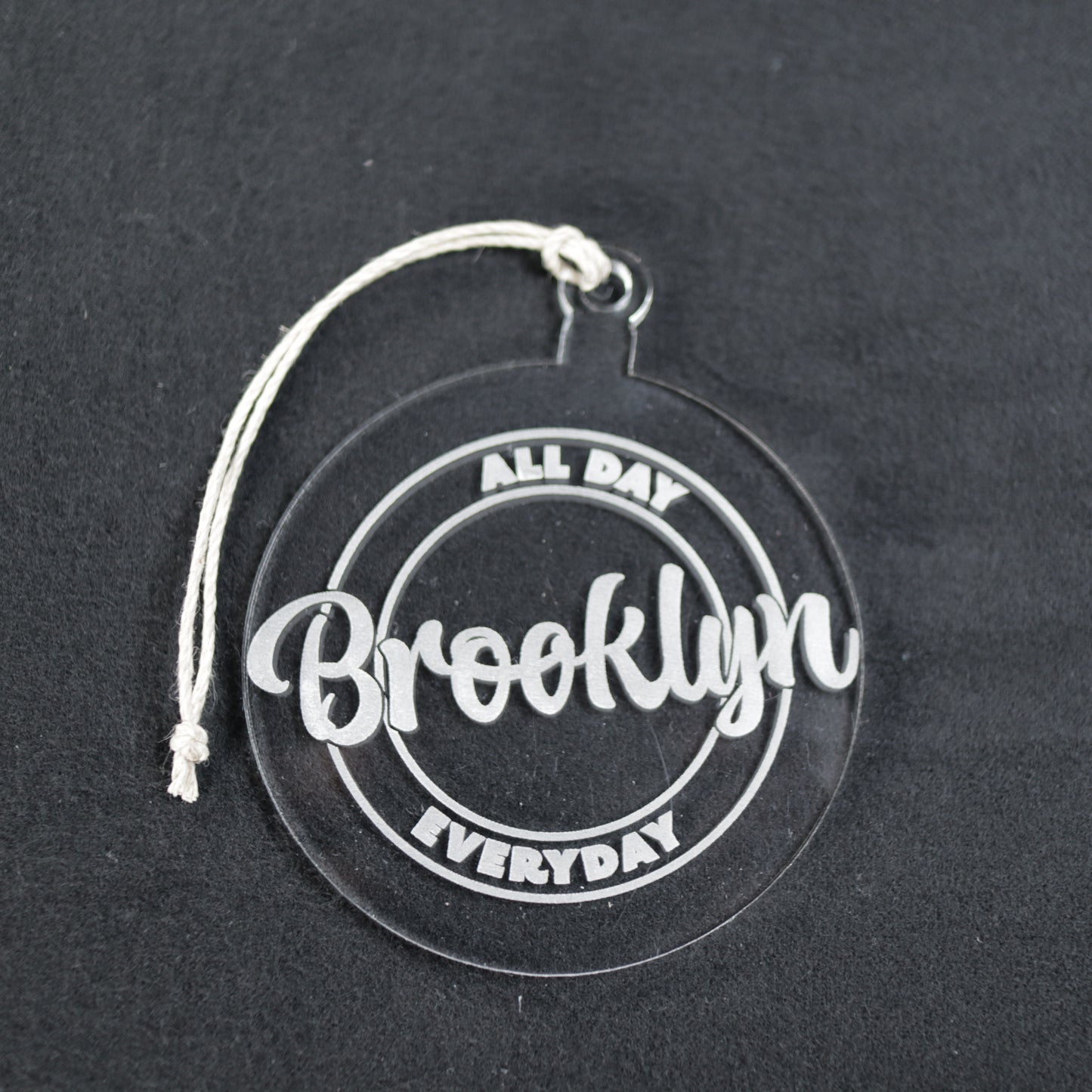 Brooklyn NY All Day Everyday Christmas Tree Ornament