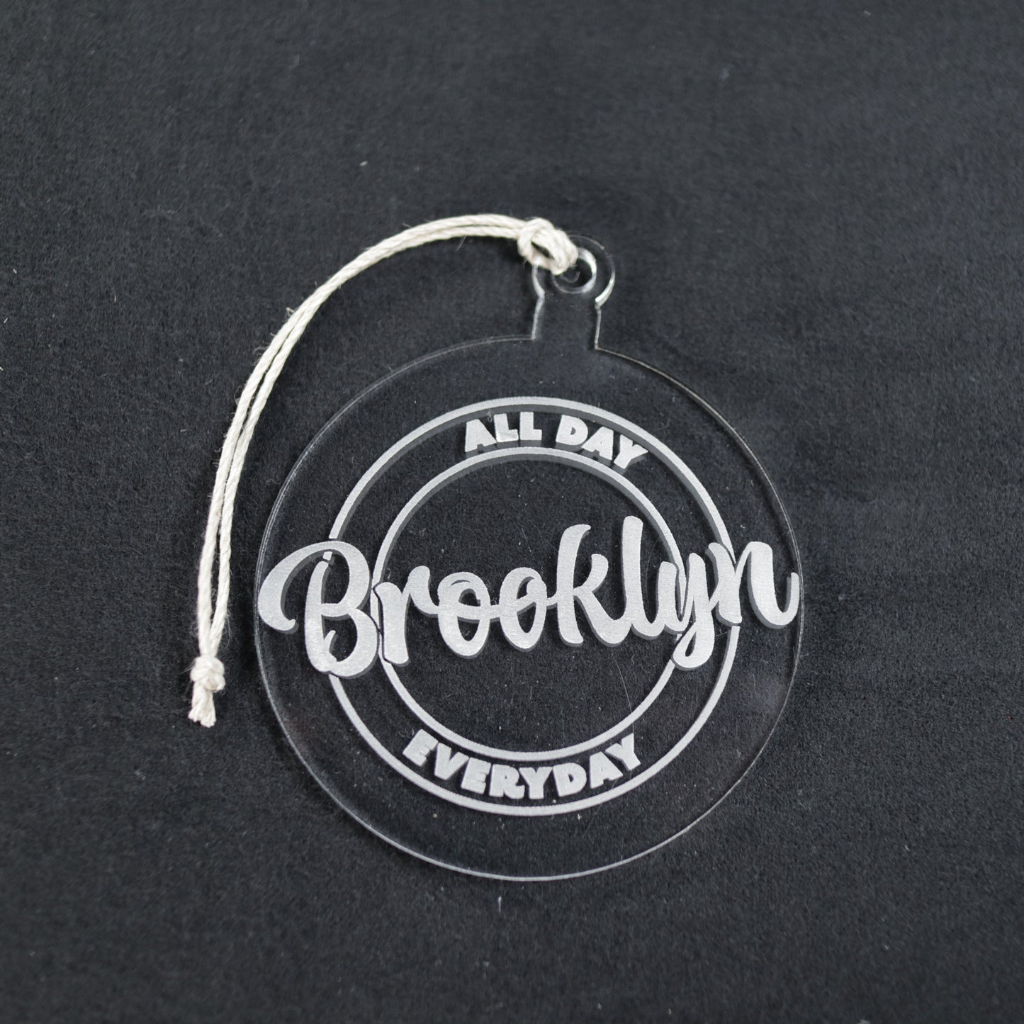 Brooklyn NY All Day Everyday Christmas Tree Ornament