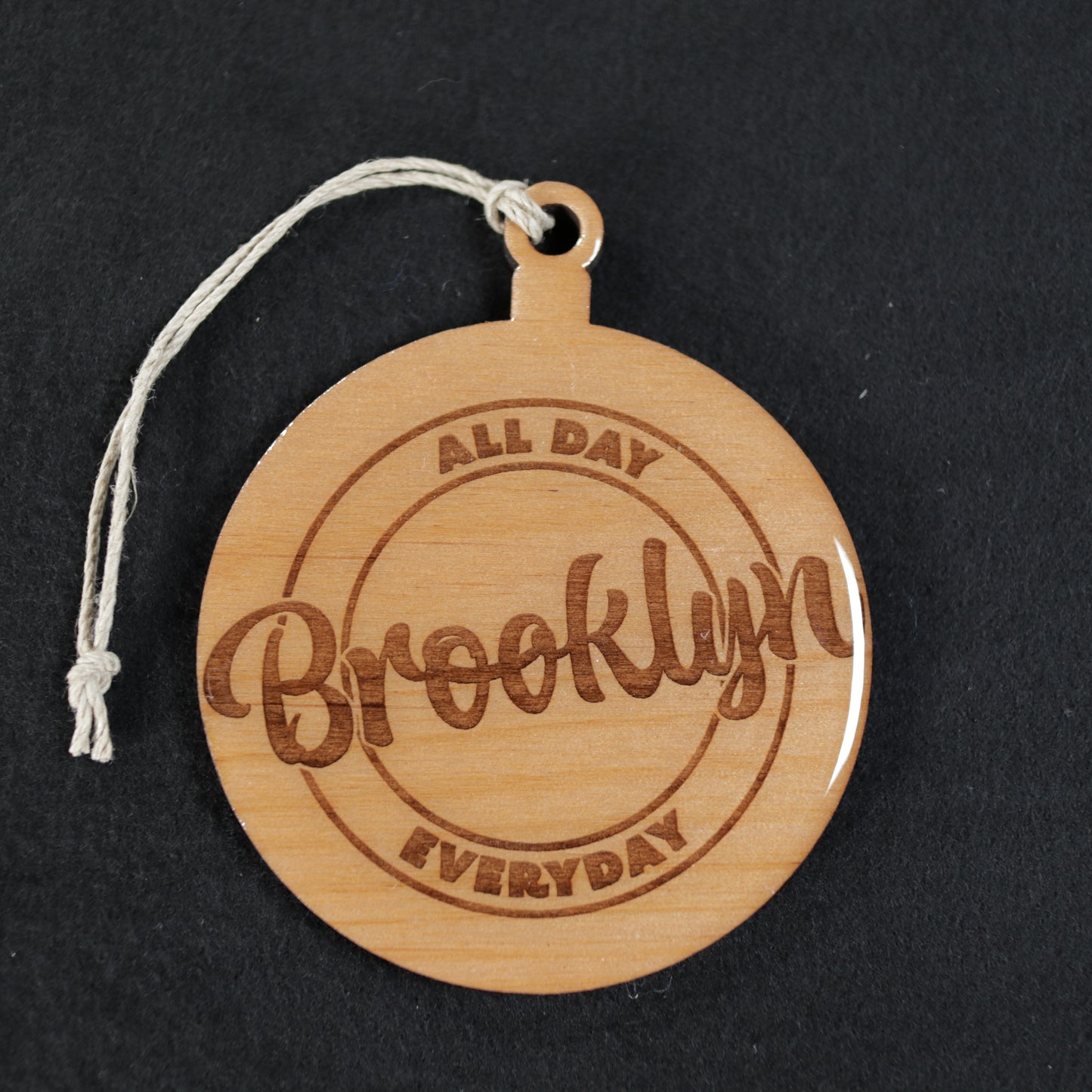 Brooklyn NY All Day Everyday Christmas Tree Ornament