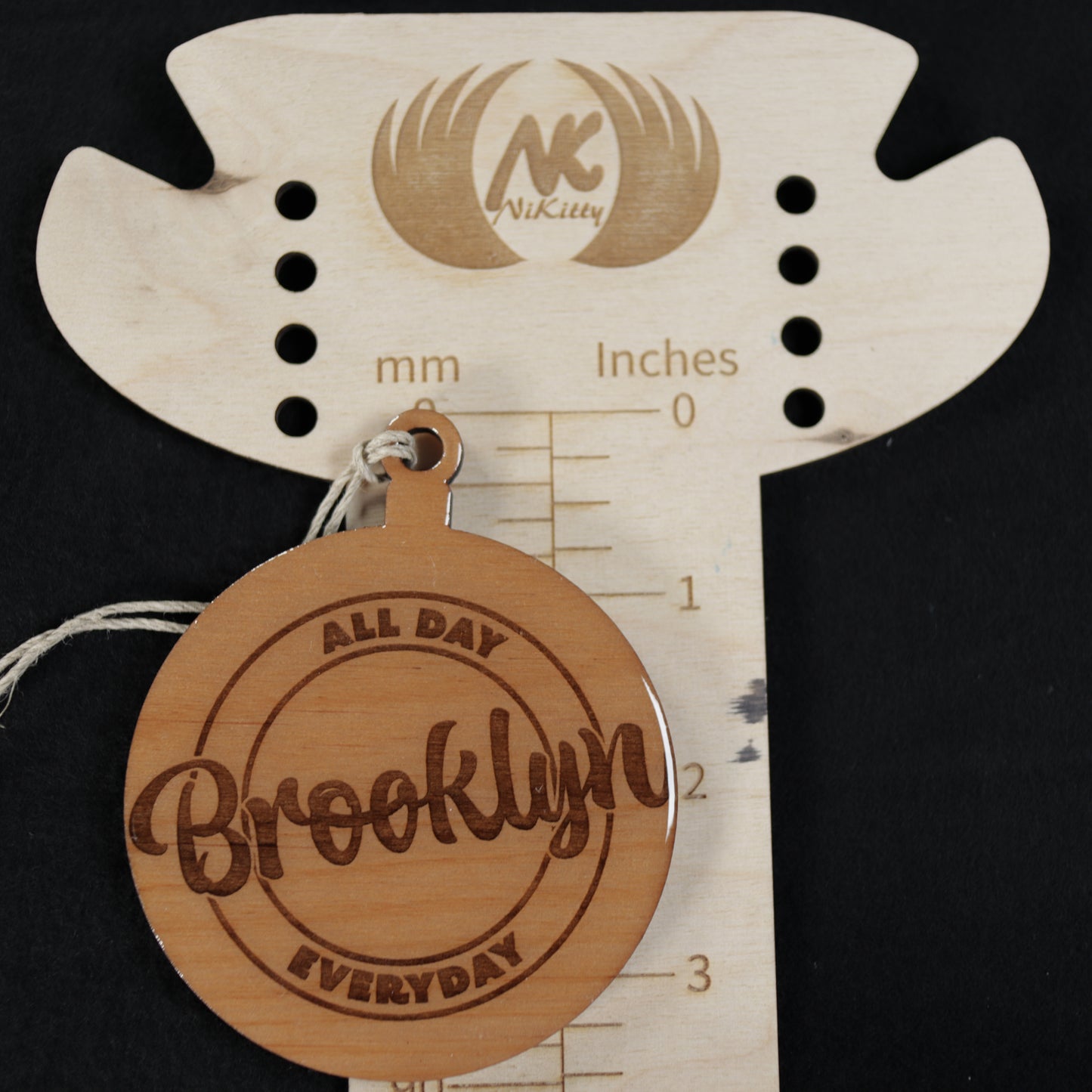 Brooklyn NY All Day Everyday Christmas Tree Ornament