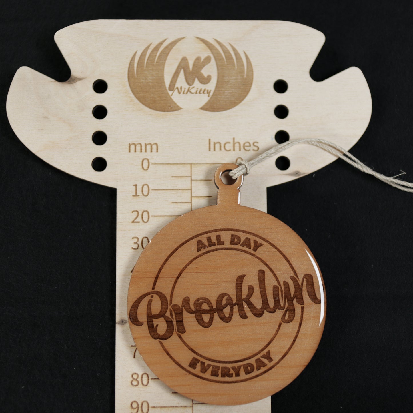 Brooklyn NY All Day Everyday Christmas Tree Ornament