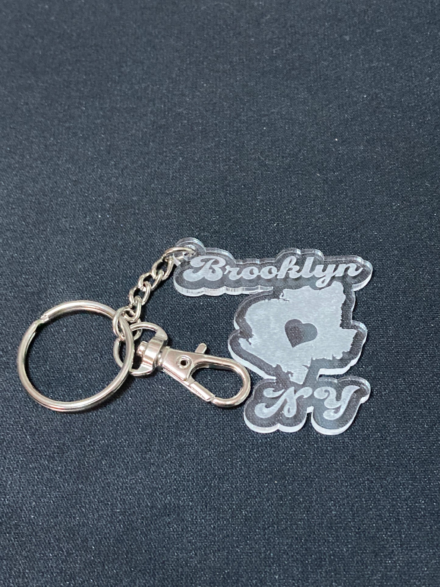 Brooklyn Love NY Keychain