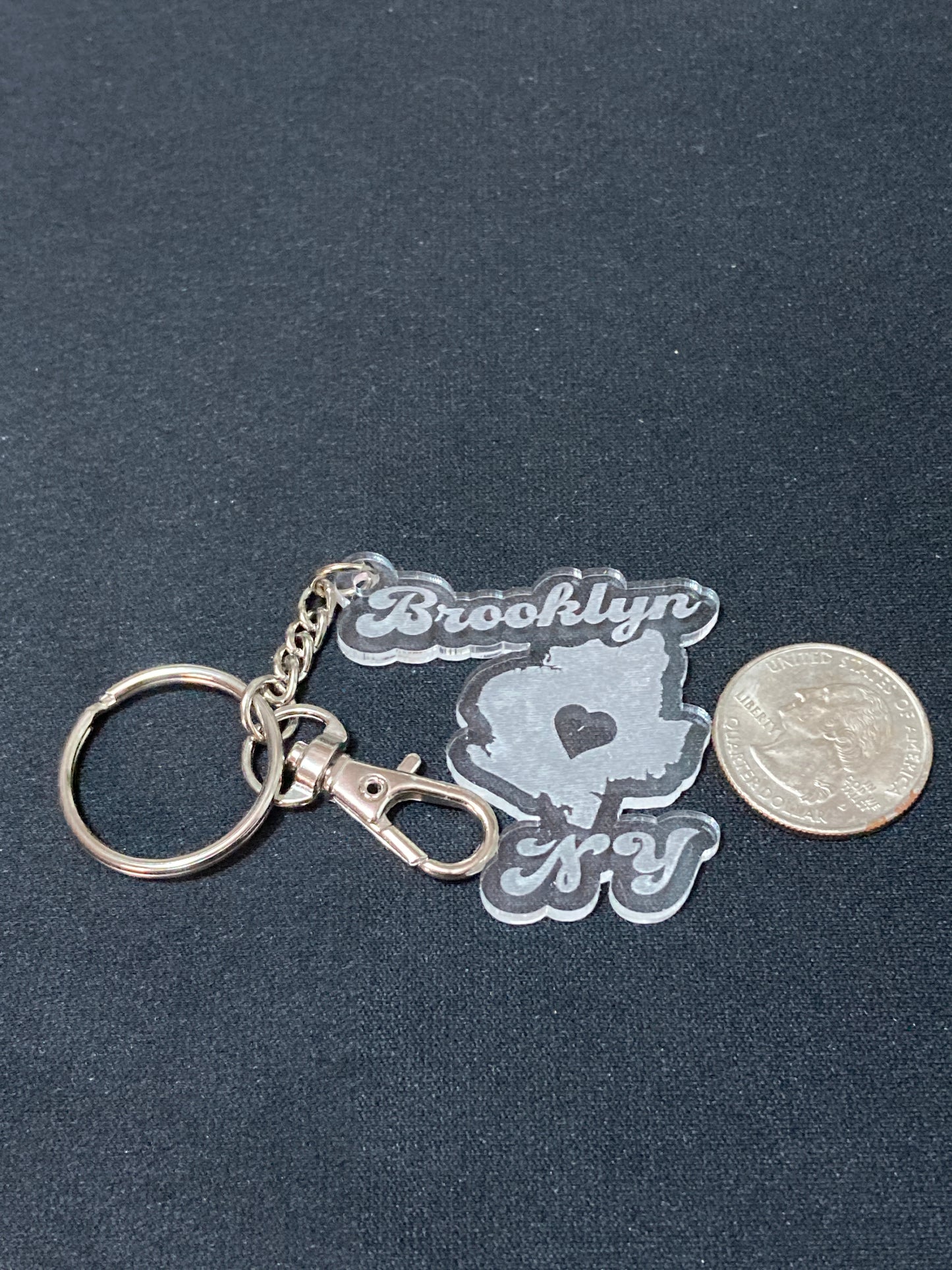 Brooklyn Love NY Keychain