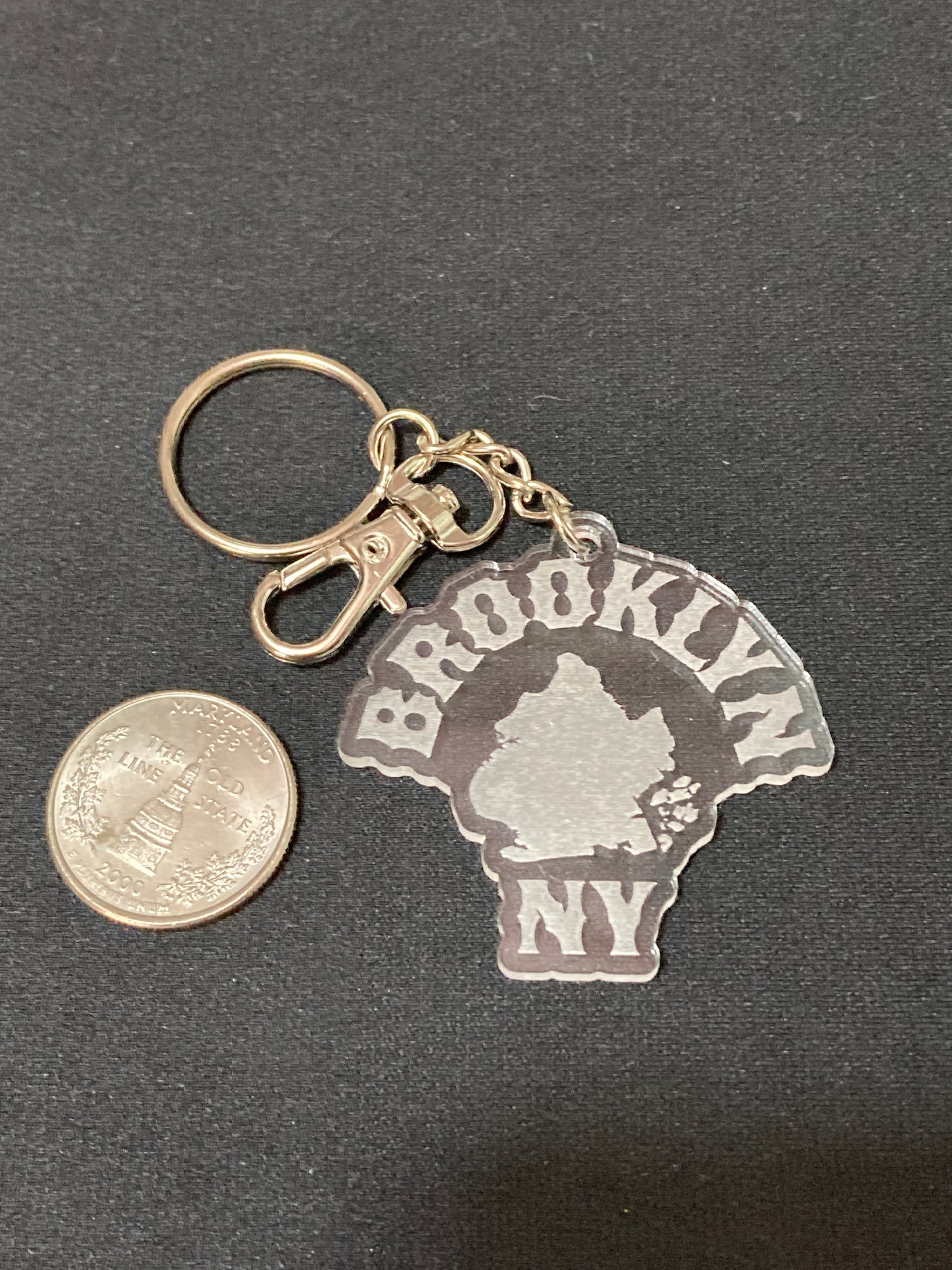 Brooklyn NY Acrylic Keychain