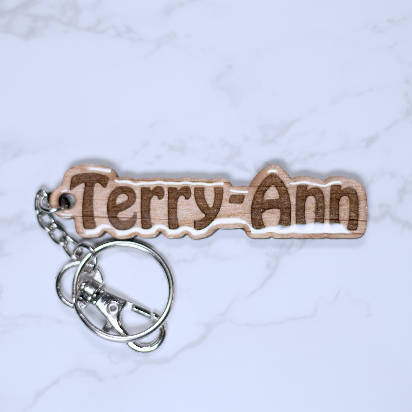 Personalize Name Keychain