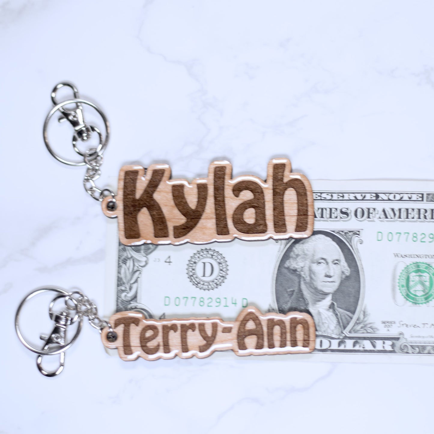 Personalize Name Keychain